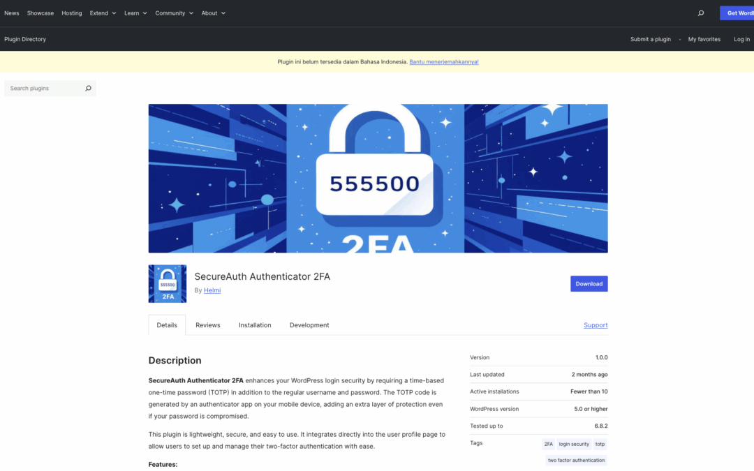 SecureAuth Authenticator 2FA